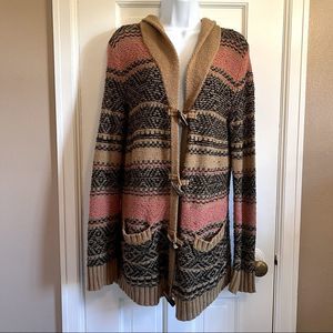 Cottage cozy patterned sweater